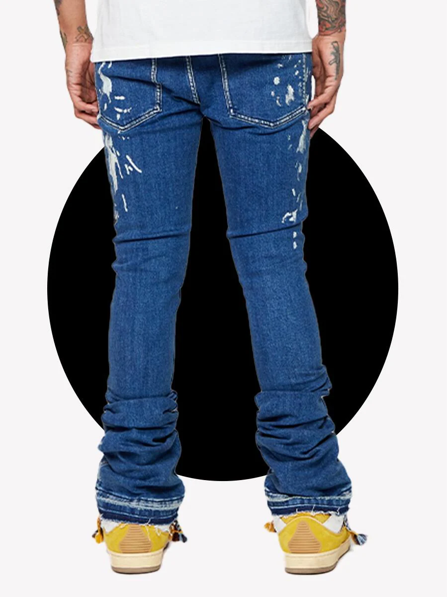 ESNTL Lab Draco Stacked Jeans - Image 2