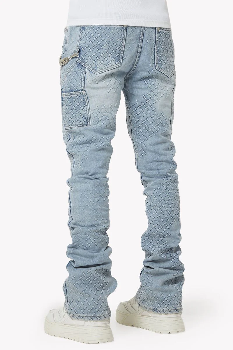 Guapi Aqua Blue Steel Plate Denim - Image 3