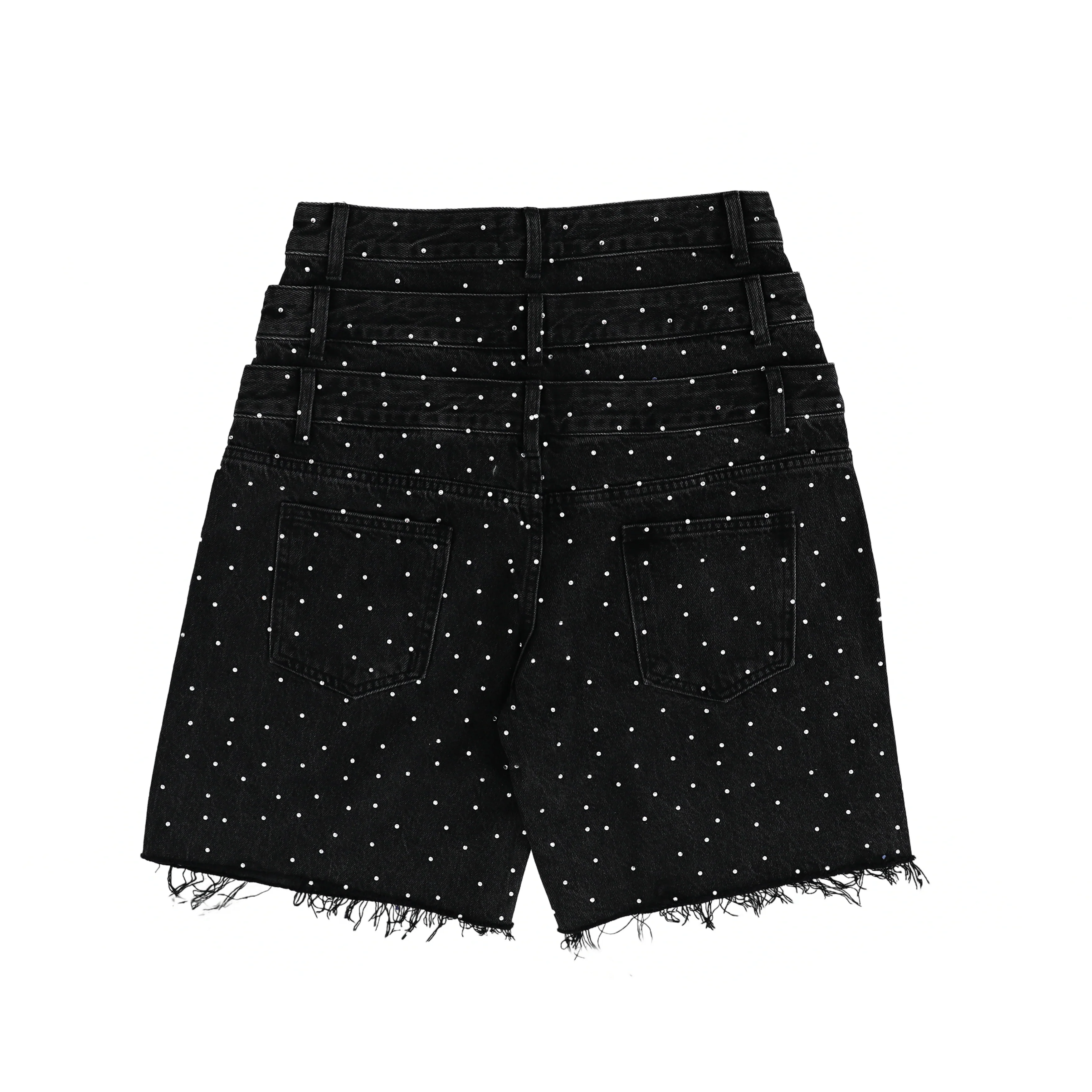 Triple Waist Denim Shorts - Image 4