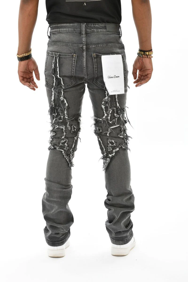 Vicious Cut Black Denim - Image 2